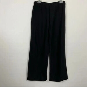 Armani Collezioni Black Textured Pants Size 8